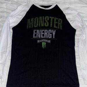 Black and White Long Sleeve Tee